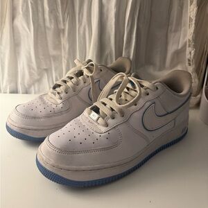 Blue Nike Airforces